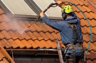 Démoussage et hydrofuge de toiture à Sixt-sur-Aff